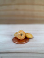 1:12 Scale Dollhouse Plain Bagels