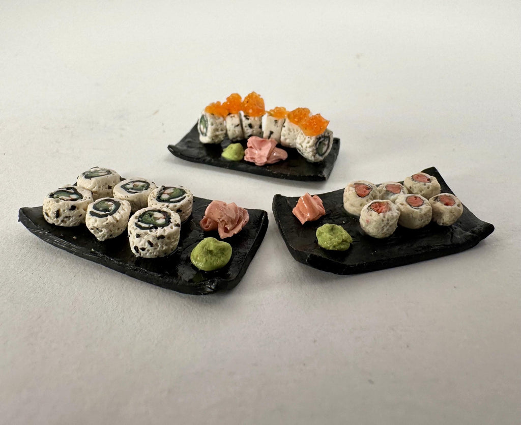Dollhouse 1:12 scale Sushi Plate