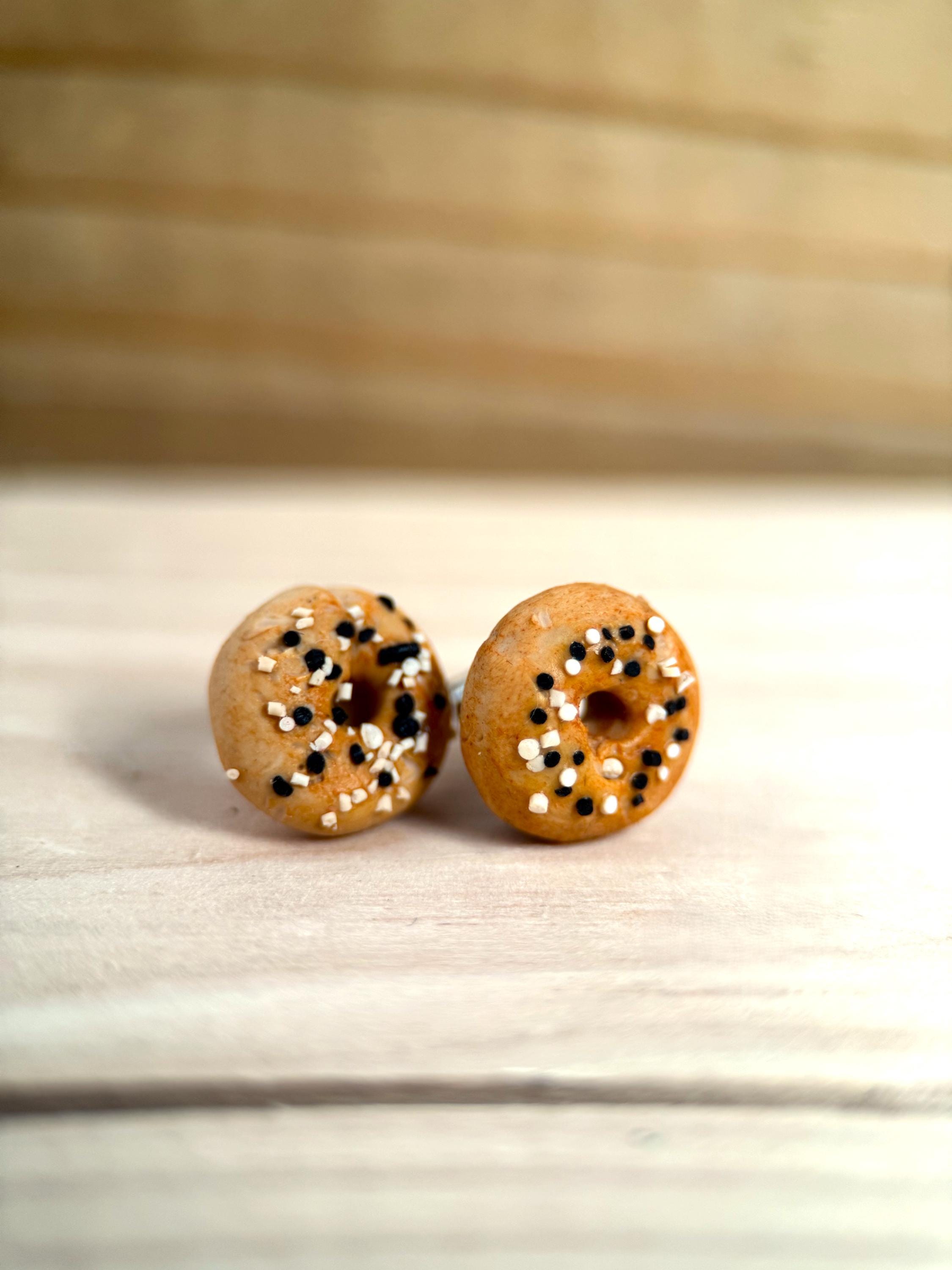 Everything Bagel Post Earrings