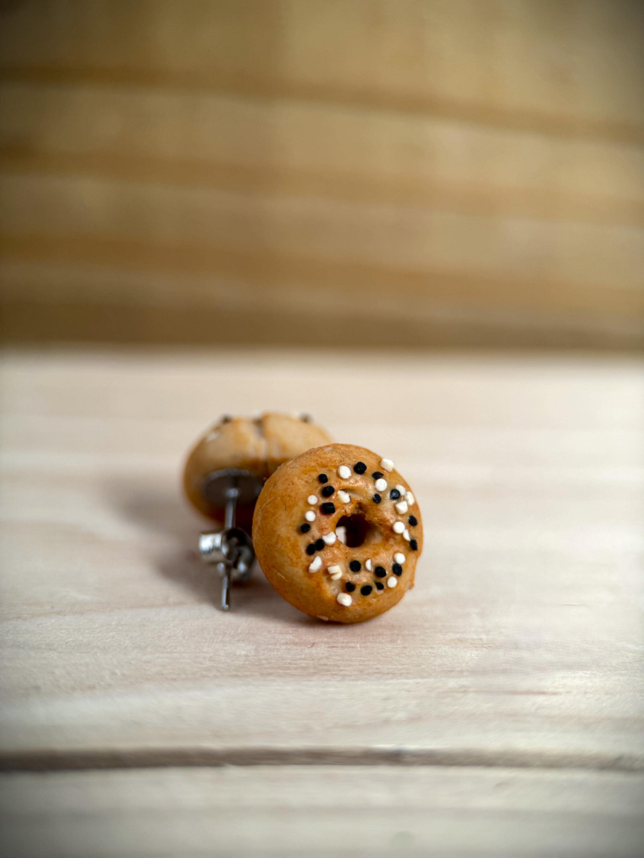 Everything Bagel Post Earrings