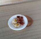 1:12 Scale Country Breakfast Plate