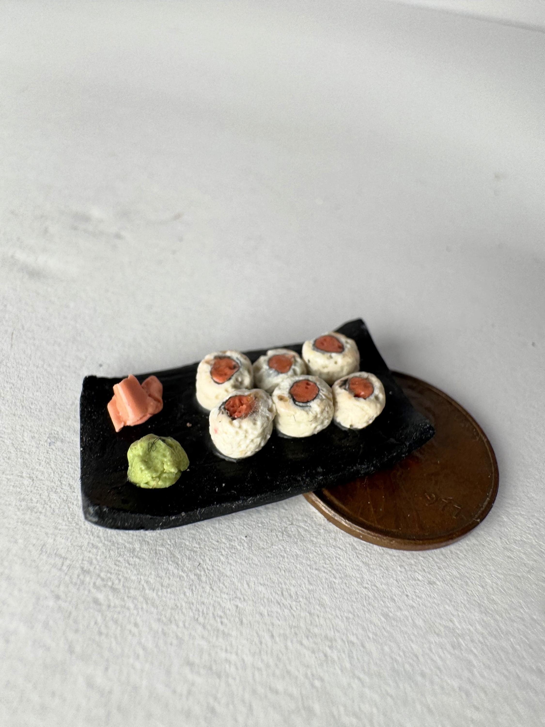 Dollhouse 1:12 scale Sushi Plate